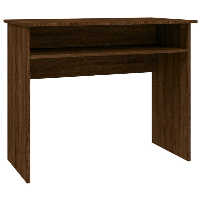 Bureau Chêne marron 90x50x74 cm Bois d ingénierie 