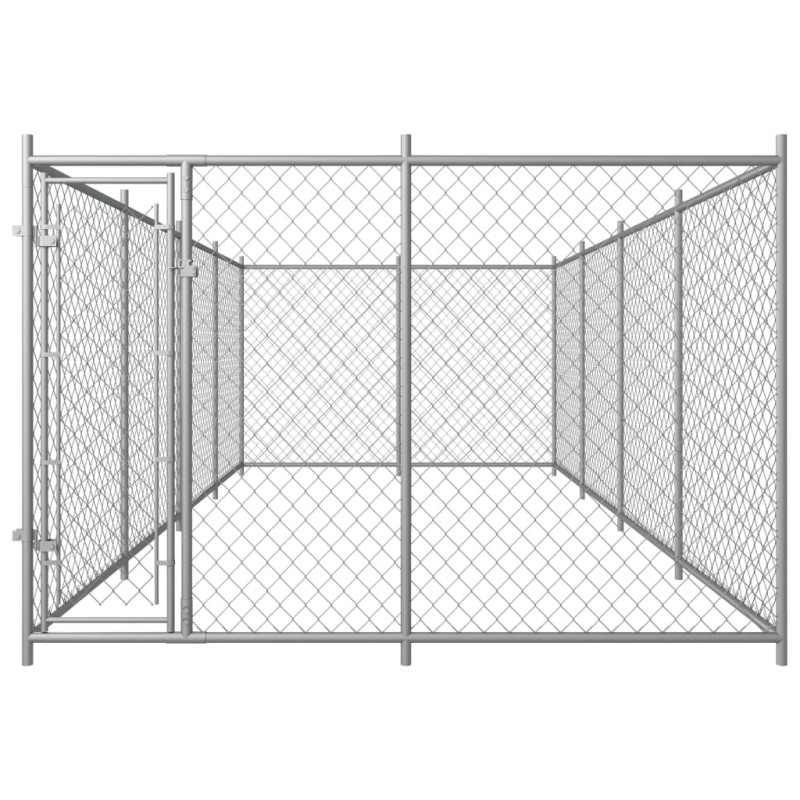 Chenil extérieur pour chiens 7,6 x 3,8 x 1,9 m