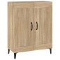 Buffet Chêne sonoma 69,5x34x90 cm Bois d ingénierie