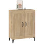 Buffet Chêne sonoma 69,5x34x90 cm Bois d ingénierie