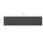 Tapis de couloir Anthracite 80x400 cm