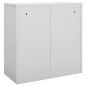 Armoire à casiers Gris clair 90x45x92,5 cm Acier