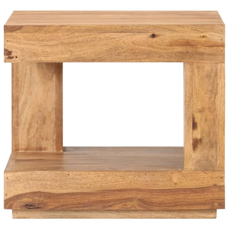 Table basse 45x45x40 cm Bois d acacia massif