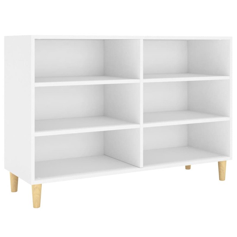 Buffet blanc 103,5x35x70 cm bois d ingénierie