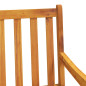 Chaises de jardin lot de 2 Bois d acacia solide