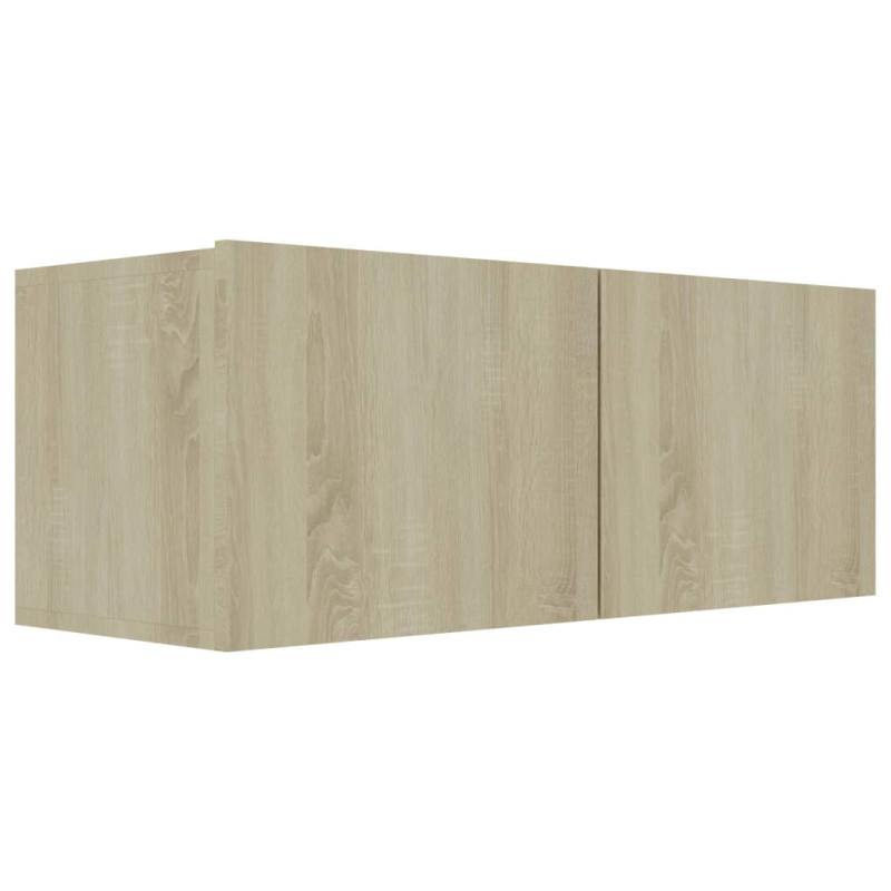 Meuble TV Chêne sonoma 80x30x30 cm Bois d’ingénierie