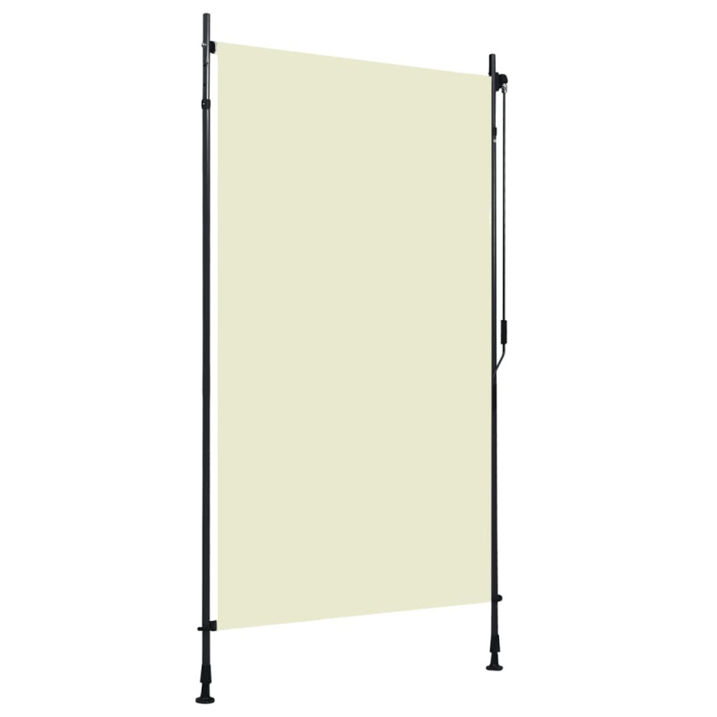 Store roulant d extérieur 120 x 270 cm Crème