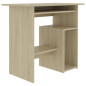 Bureau Chêne sonoma 80x45x74 cm Bois d’ingénierie