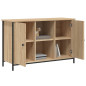 Meuble TV chêne sonoma 100x35x65 cm bois d ingénierie