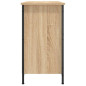 Meuble TV chêne sonoma 100x35x65 cm bois d ingénierie