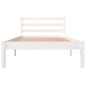 Cadre de lit sans matelas 90x190 cm blanc