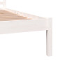 Cadre de lit sans matelas 90x190 cm blanc