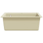 Évier de cuisine Granit Seul lavabo Beige