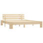 Cadre de lit sans matelas 160x200 cm bois massif de pin