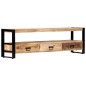 Meuble TV 150x30x45 cm Bois solide de manguier