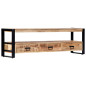 Meuble TV 150x30x45 cm Bois solide de manguier