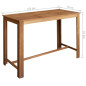 Table et chaises de bar 7 pcs Bois d acacia massif