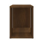 Meuble TV Chêne marron 60x24x32 cm Bois d ingénierie