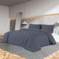 Ensemble de housse de couette Anthracite 200x200 cm Microfibre