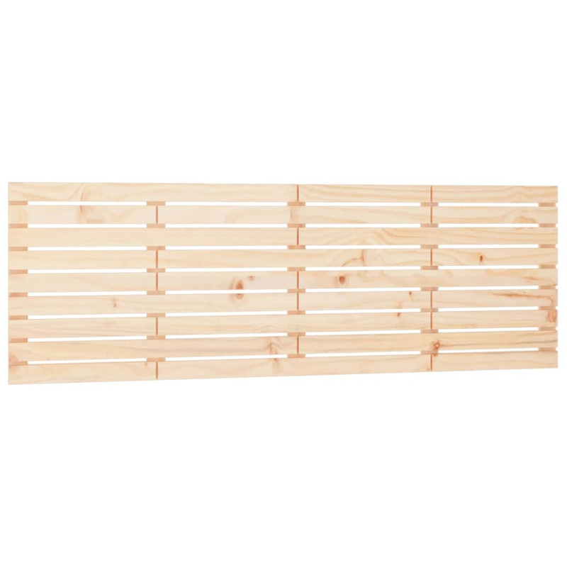 Tête de lit murale 186x3x63 cm Bois massif de pin