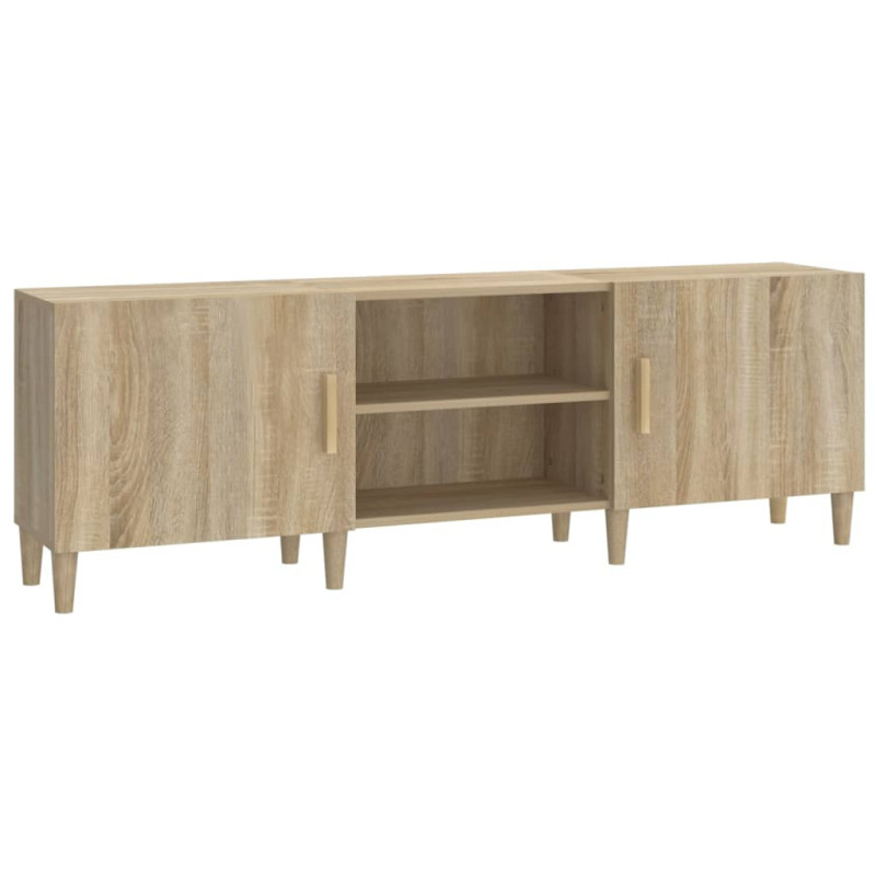 Meuble TV Chêne sonoma 150x30x50 cm Bois d ingénierie