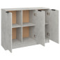 Buffet Gris béton 90,5x30x70 cm Bois d ingénierie