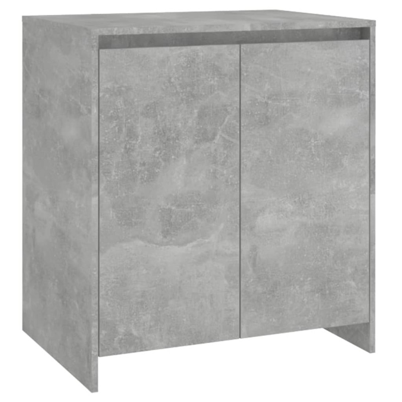 Buffet Gris béton 70x41x75 cm Bois d ingénierie