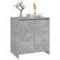 Buffet Gris béton 70x41x75 cm Bois d ingénierie