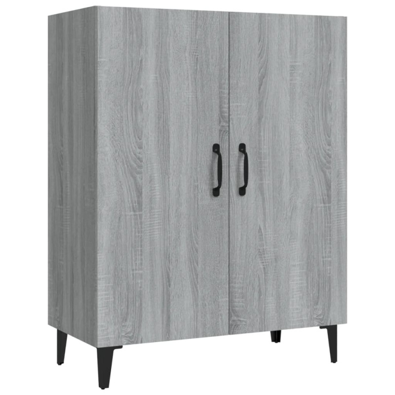 Buffet Sonoma gris 70x34x90 cm Bois d ingénierie