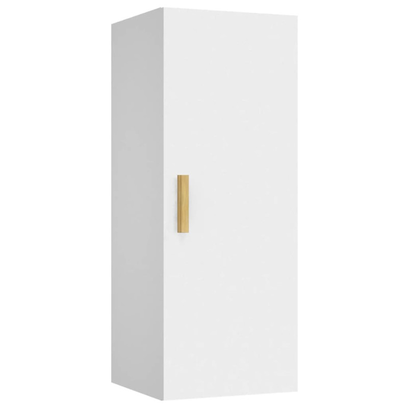 Armoire murale Blanc 34,5x34x90 cm Bois d ingénierie