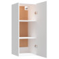 Armoire murale Blanc 34,5x34x90 cm Bois d ingénierie