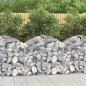 Panier de gabions arqué 100x30x80 100 cm Fer galvanisé