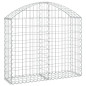 Panier de gabions arqué 100x30x80 100 cm Fer galvanisé