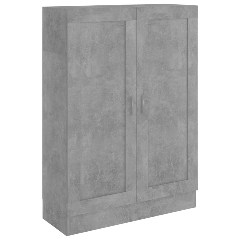 Bibliothèque Gris béton 82,5x30,5x115 cm Bois d ingénierie