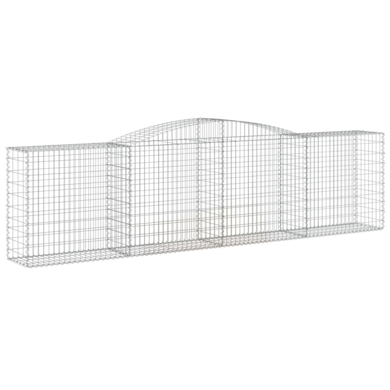 Panier de gabions arqué 400x50x100 120 cm Fer galvanisé