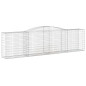 Panier de gabions arqué 400x50x100 120 cm Fer galvanisé