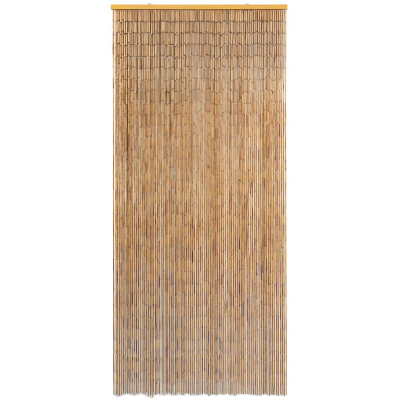 Rideau de porte contre insectes Bambou 90 x 220 cm