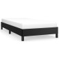 Cadre de lit sans matelas noir 90x190 cm similicuir