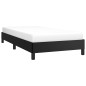 Cadre de lit sans matelas noir 90x190 cm similicuir