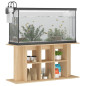 Support d aquarium chêne sonoma 120x40x60cm bois d ingénierie