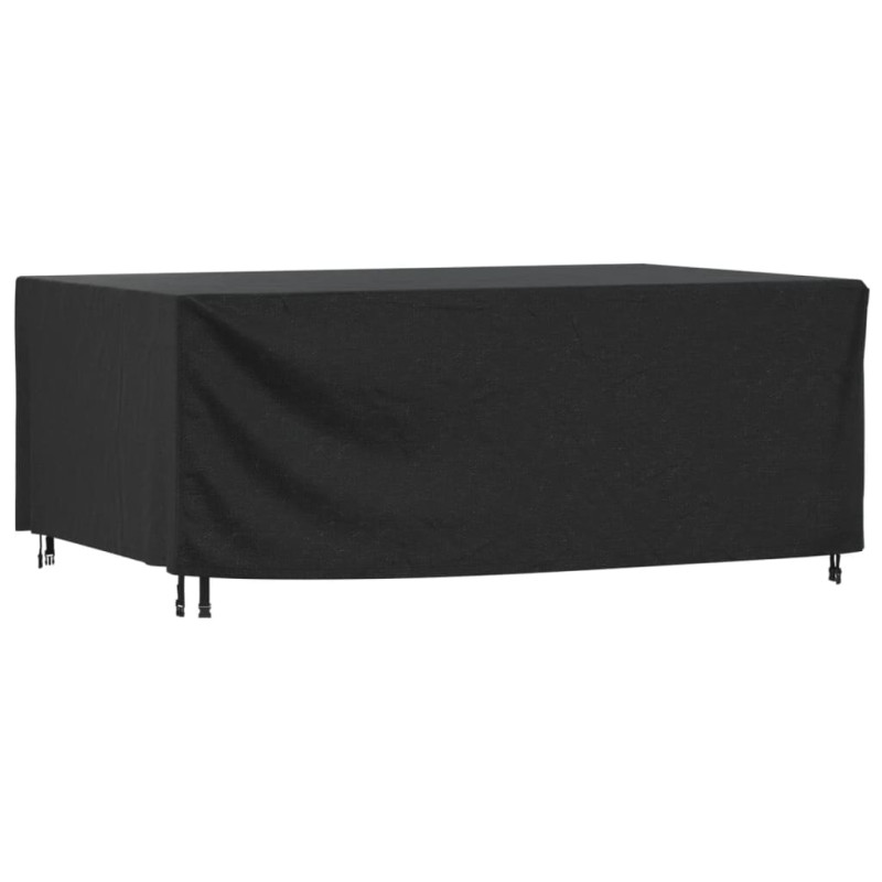 Housse de salon de jardin noir 240x140x90 cm imperméable 420D