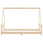 Cadre de lit pour enfant 90x190 cm Bois de pin massif