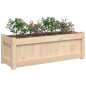 Jardinière d extérieur 90x31x31 cm bois de pin massif