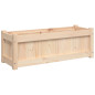 Jardinière d extérieur 90x31x31 cm bois de pin massif