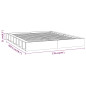 Cadre de lit sans matelas 160x200 cm bois massif