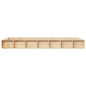 Cadre de lit sans matelas 140x190 cm bois massif