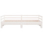 Lit de jour et lit gigogne sans matelas 90x190 cm bois massif