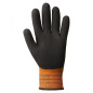 Gants tricot anti froid EUROWINTER L22 orange fluo noir T9 COVERGUARD 1LAWO09