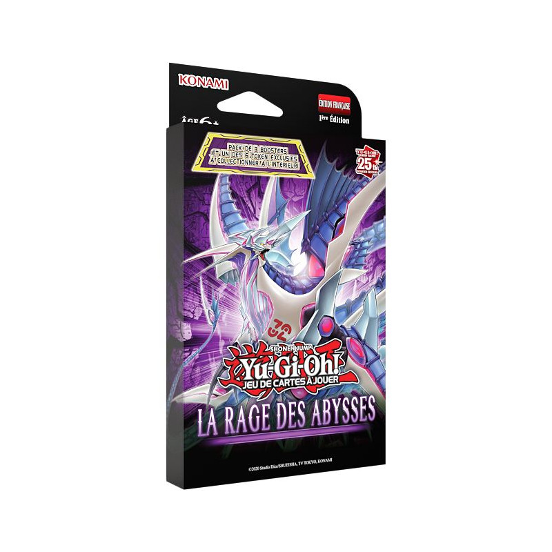 Carte à collectionner Konami Yu Gi Oh Booster Rage des Abysses Tripack