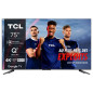 QLED UHD FALD 128 / 3400PPI, Dolby Vision-Atmos, HDR10+, HDMI 2.1/eARC, TCL - 75C69BPRO